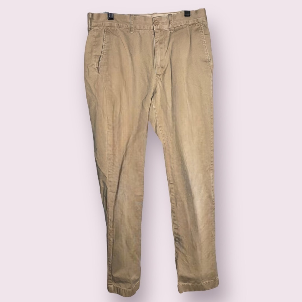 J.Crew Sutton Chino Pants Straight Leg Tan Khaki Men’s Size 30x32